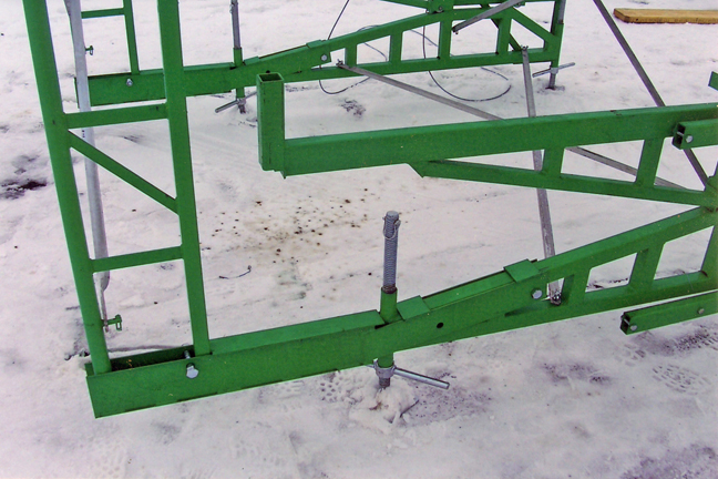 Winter Enclosure for entire masonry scaffolding