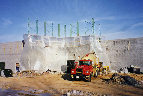 Winter Enclosure for Non-Stop HD Masonry scaffolding
