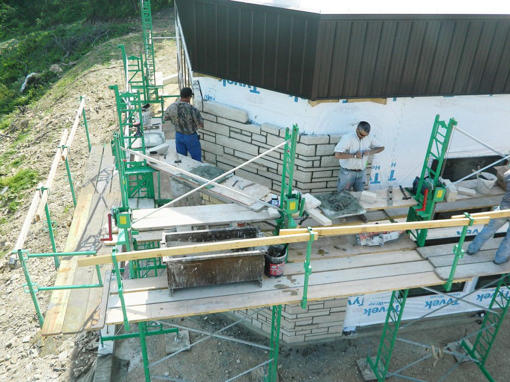 bricklaying+scaffolding