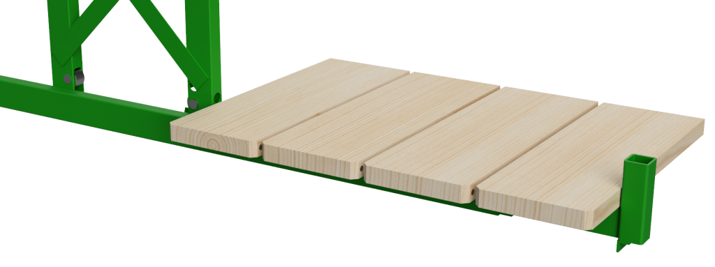 Standard-Duty four board elevating carriage