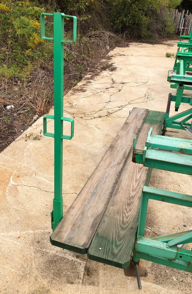 elevating masonry scaffolding guardrail post socket