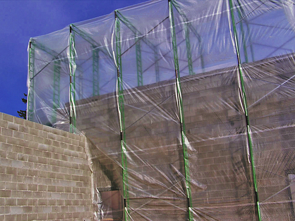 Non-Stop Scaffolding Winter Enclosure