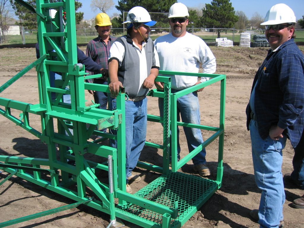 Access Landing for Heavy-Duty scaffolding