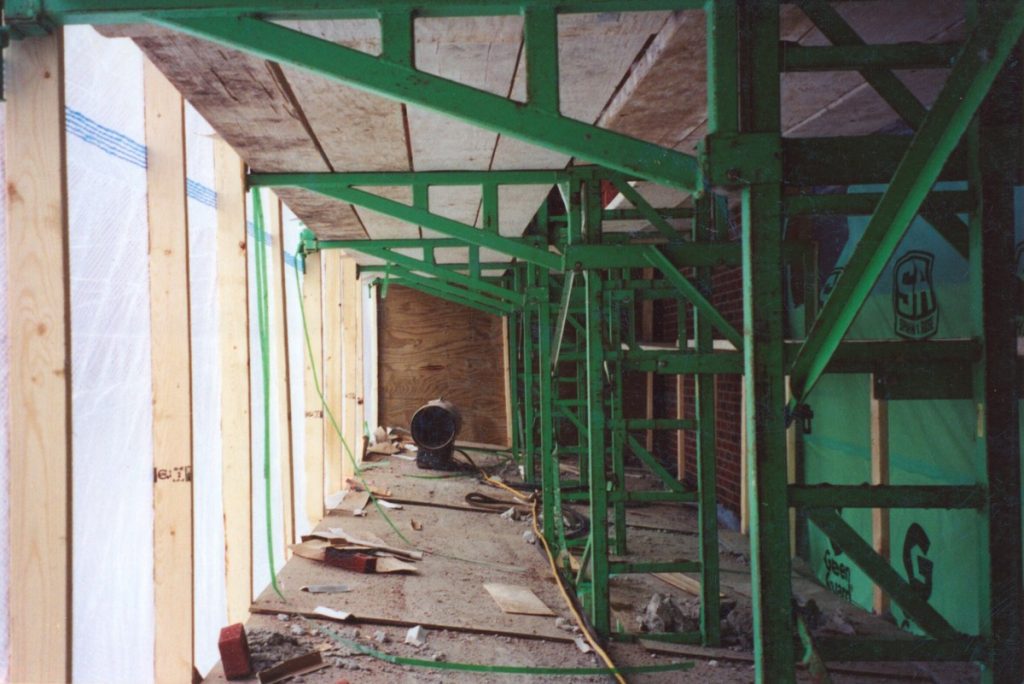 Winter Enclosure for Non-Stop HD Masonry elevating scaffolding