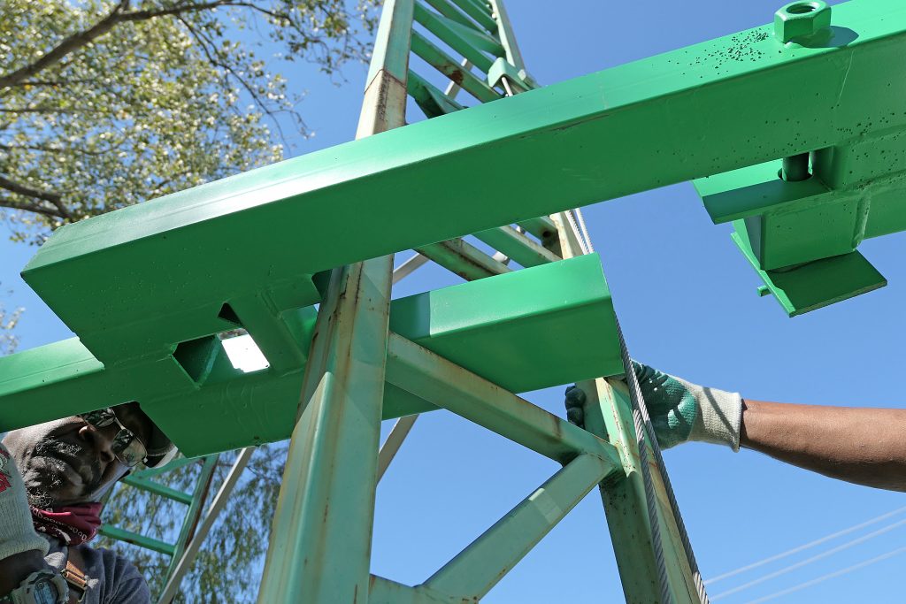 Winter Enclosure for Masonry elevating scaffolding