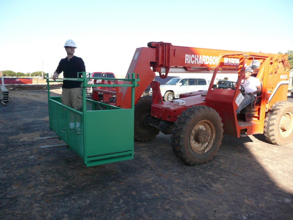 Man Basket for Non-Stop adjustable scaffolding